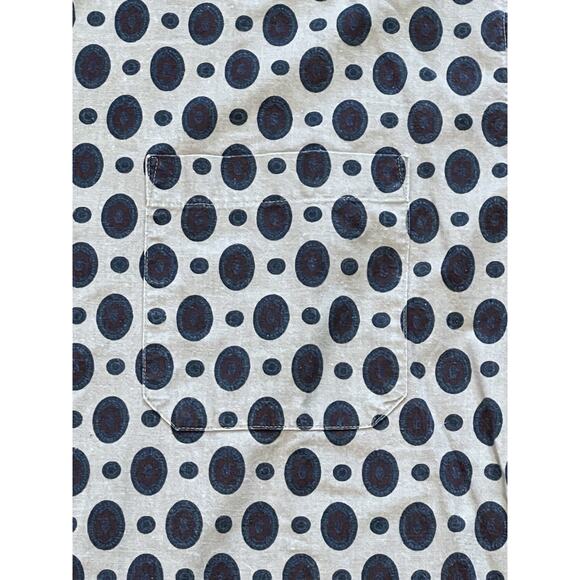 Vintage Ellery & Gordon Long Sleeve Button Down Y2K Geometric Shirt Mens XL - Picture 3 of 6